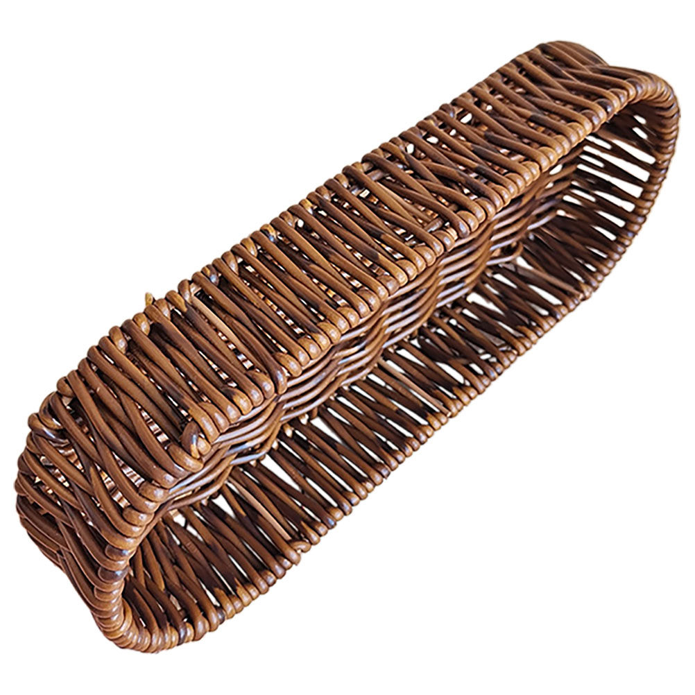 Food Snacks Basket - Oval Bread Basket Plastic Imitation Rattan