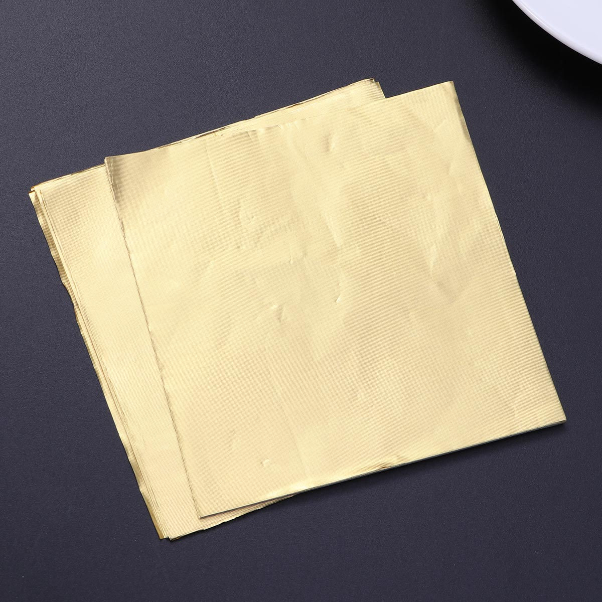 Food X - 300Pcs Gold Food Grade Aluminum Foil
