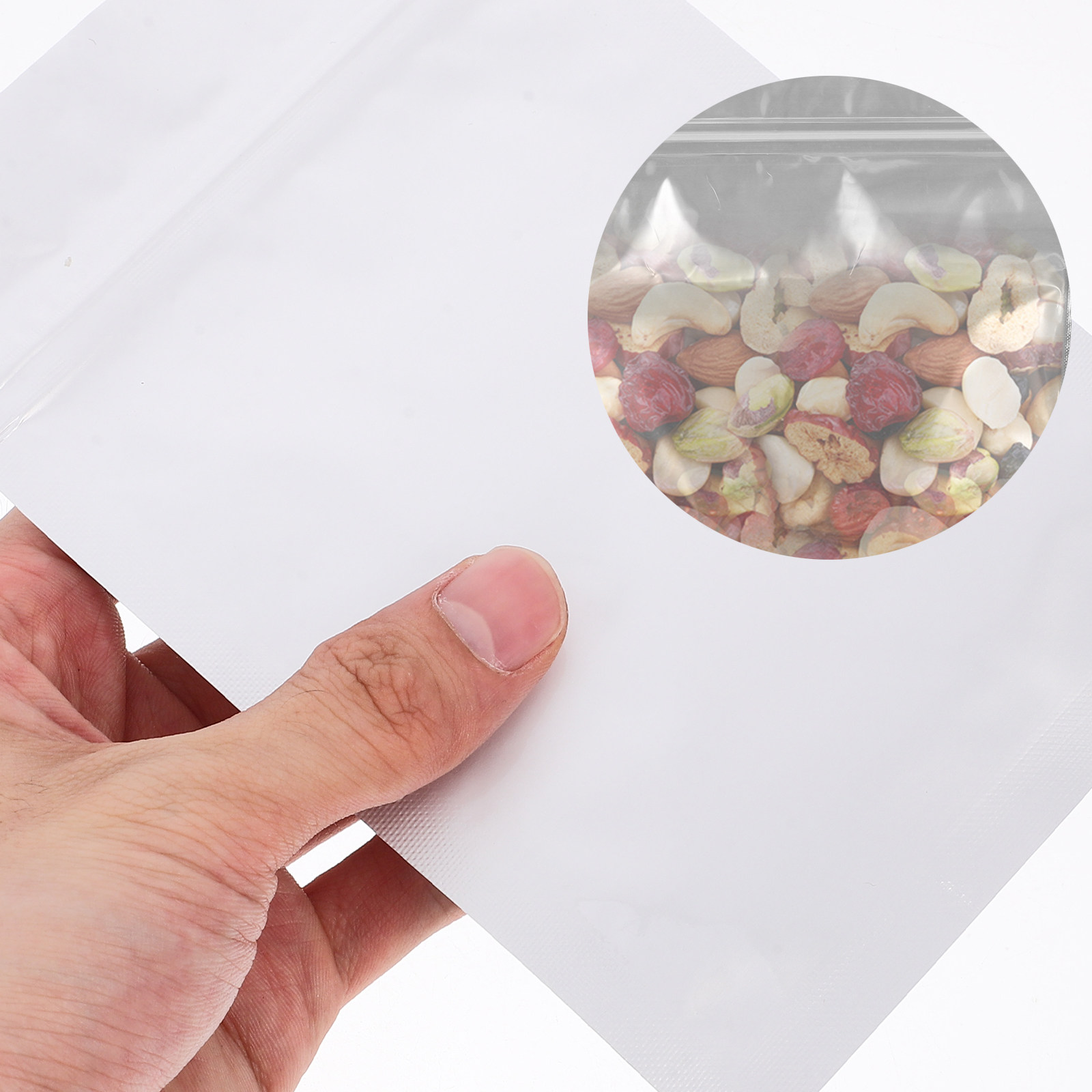 50Pcs Airtight Resealable Bags - Food Snack 评论和价格