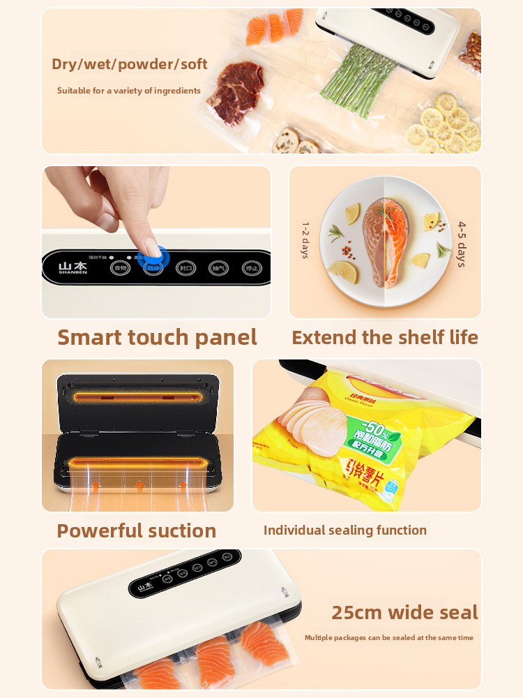 Mini Vacuum Sealer Machine Aut - Food Snack 评论和价格