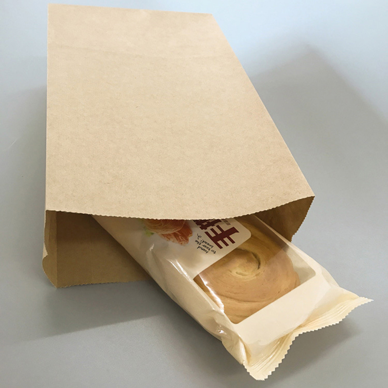 100pcs Kraft Paper Bag Small S - Food Snack 评论和价格