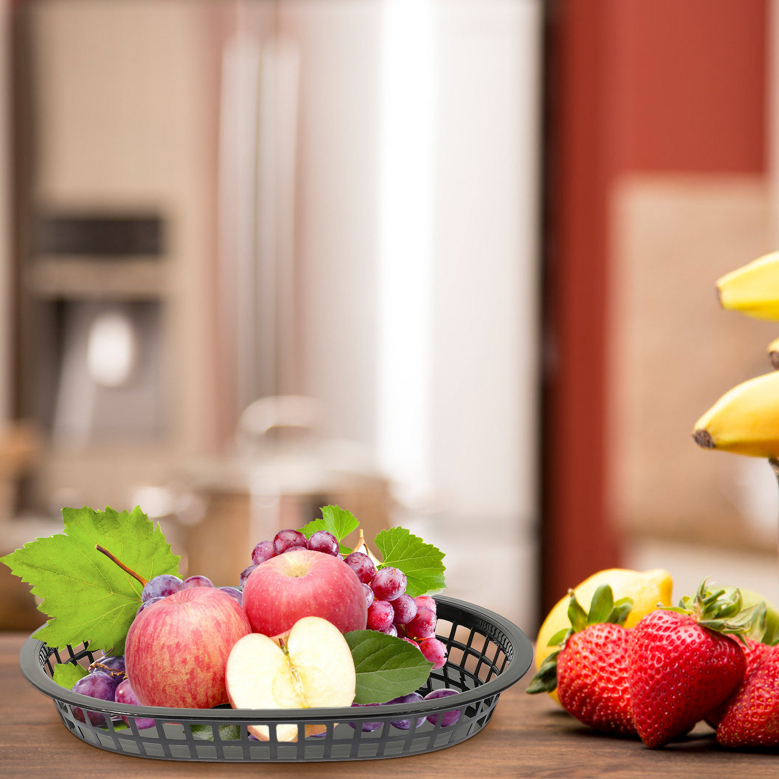 6Pcs French Fries Baskets Plas - Food Snacks Basket 评论和价格