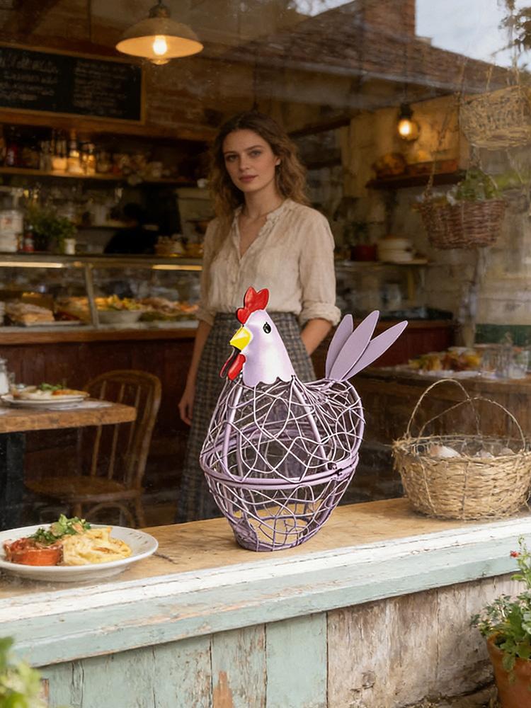 Wire Egg Basket Countertop Met - Food Snacks Basket 评论和价格
