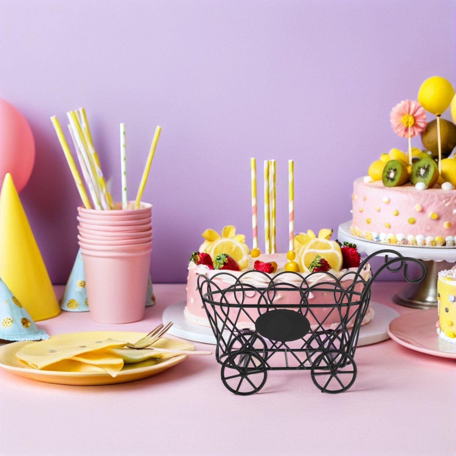 French Fries Basket Cradle Car - Food Snacks Basket 评论和价格