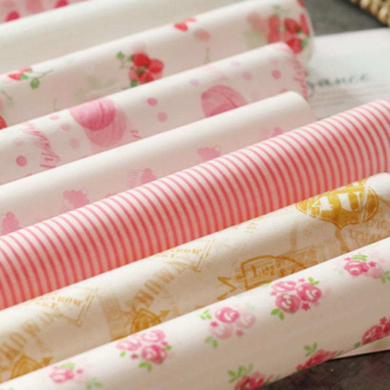 50Pcs Colorful Patterned Greas - Food Snacks Basket 评论和价格