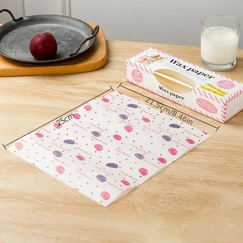 50Pcs Colorful Patterned Greas - Food Snacks Basket 评论和价格