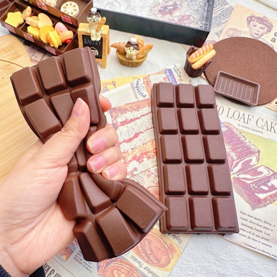 Squishy Simulated Chocolate Sq - Junk Food Snacks 评论和价格
