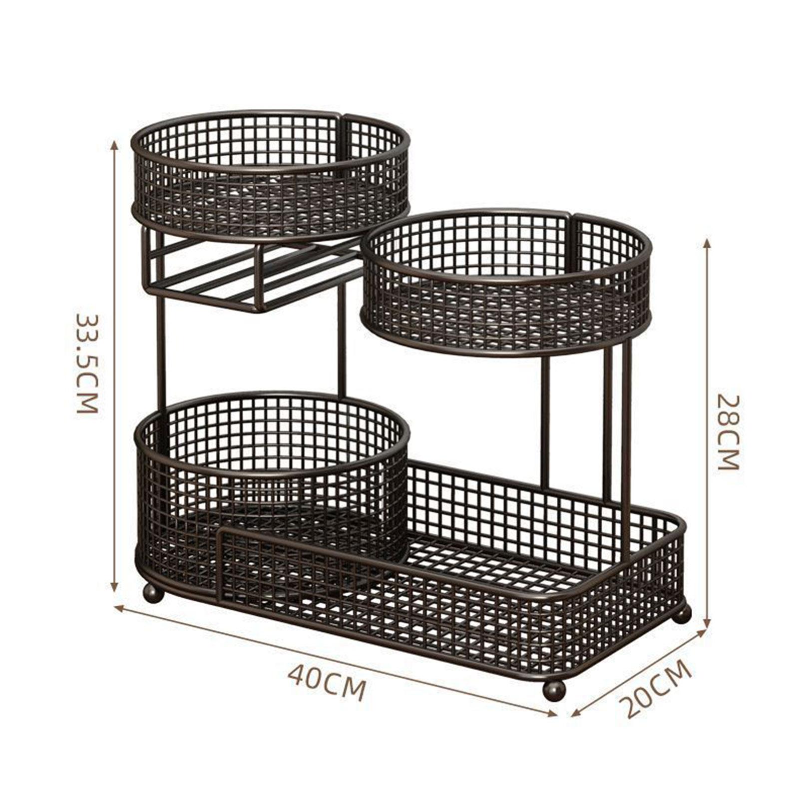 Large Metal Fruit Basket Bowl  - Food Snacks Basket 评论和价格