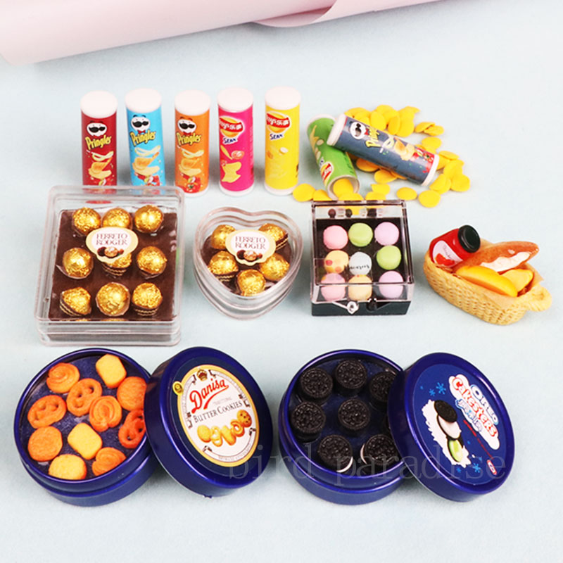 1/6 Miniatrue Dolls Food Mini  - Junk Food Snacks 评论和价格