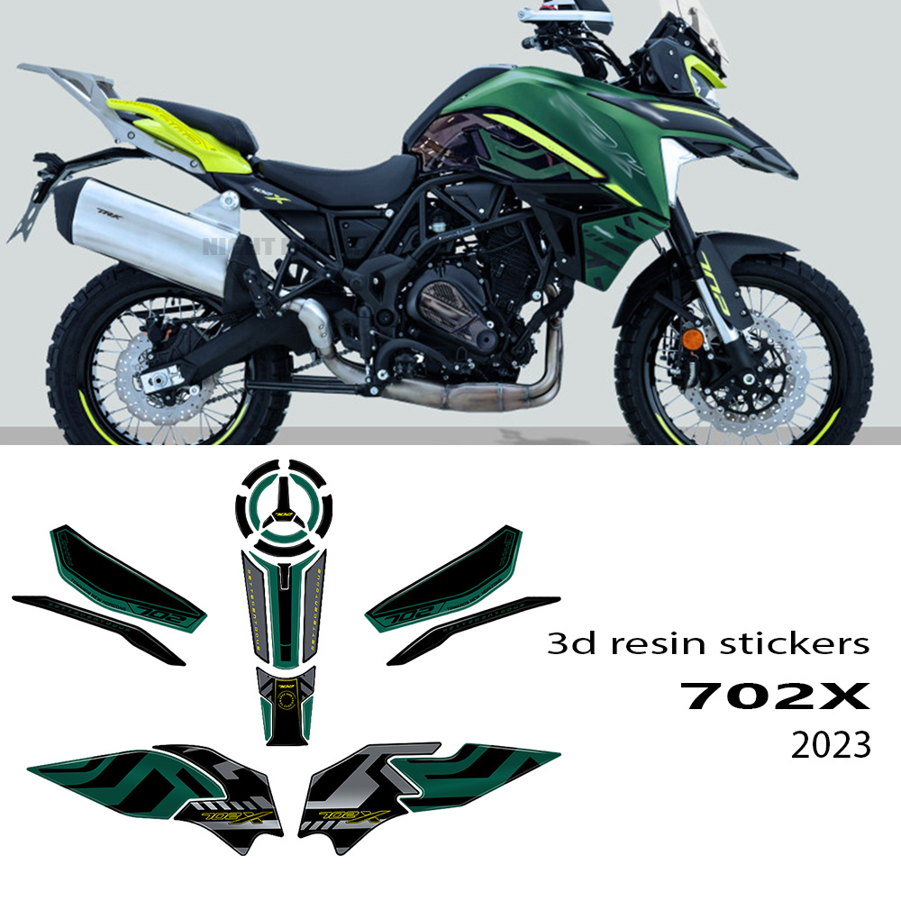 3D Sticker Trk702x Motorcycle  - Food X 评论和价格