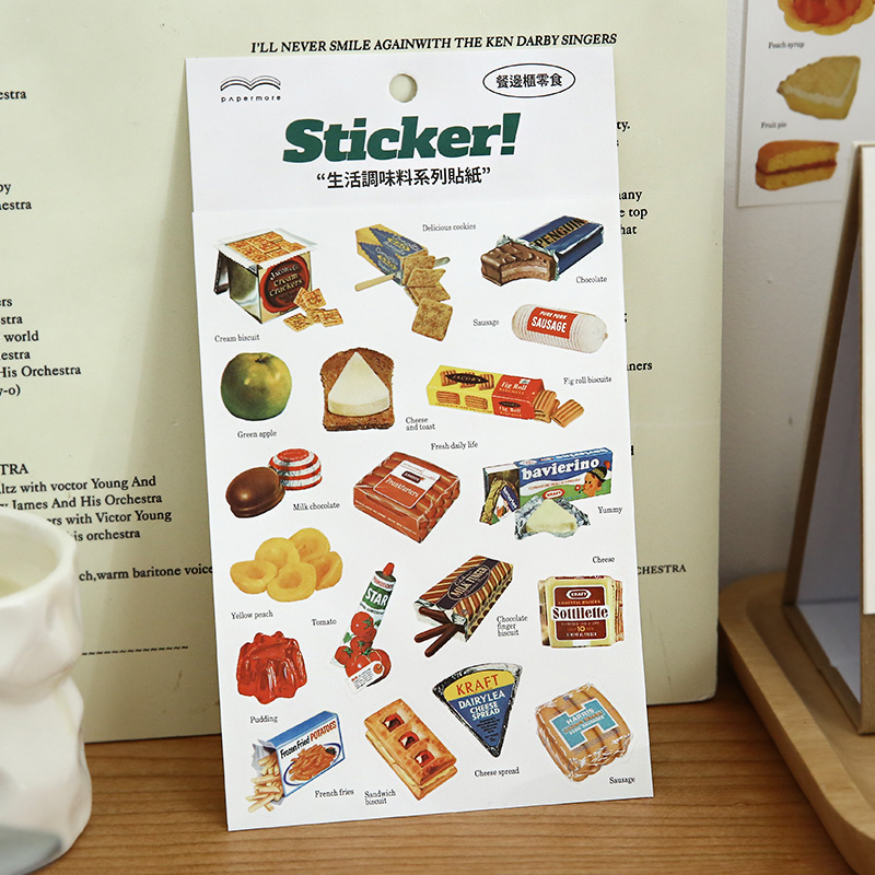Cute Foods Sticker Aesthetic S - Junk Food Snacks 评论和价格